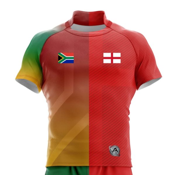 Multinational half and half Rugby Jersey