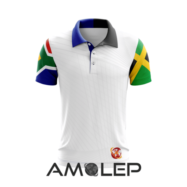 Multination Flag Sleeves Rugby Polo Jersey
