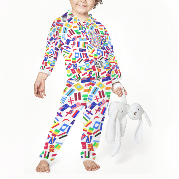Third Culture Kid World Flag Pyjama Set