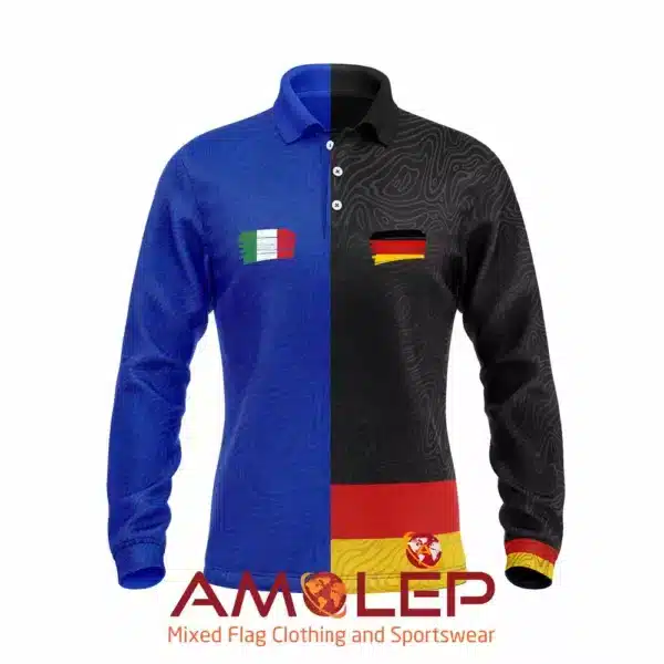 Half Ireland and Half South Africa Amolep Rugby Jersey