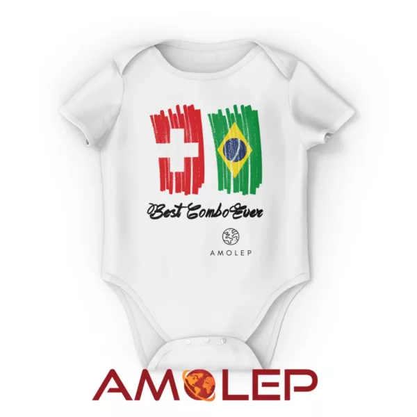 Iki Best Combo Ever Half and Half Dual Nationality Onesie